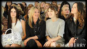 Mulberry SS13 Lana Del Rey Kate Moss Alexa Chung Olivia Palermo